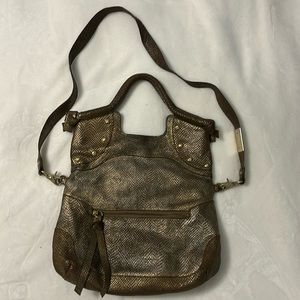 Foley + Corinna gold crossbody bag